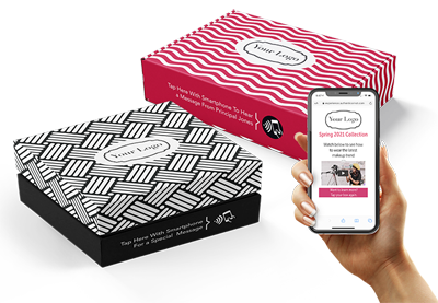 custom gift box with NFC chip embedded by Keepsake Products