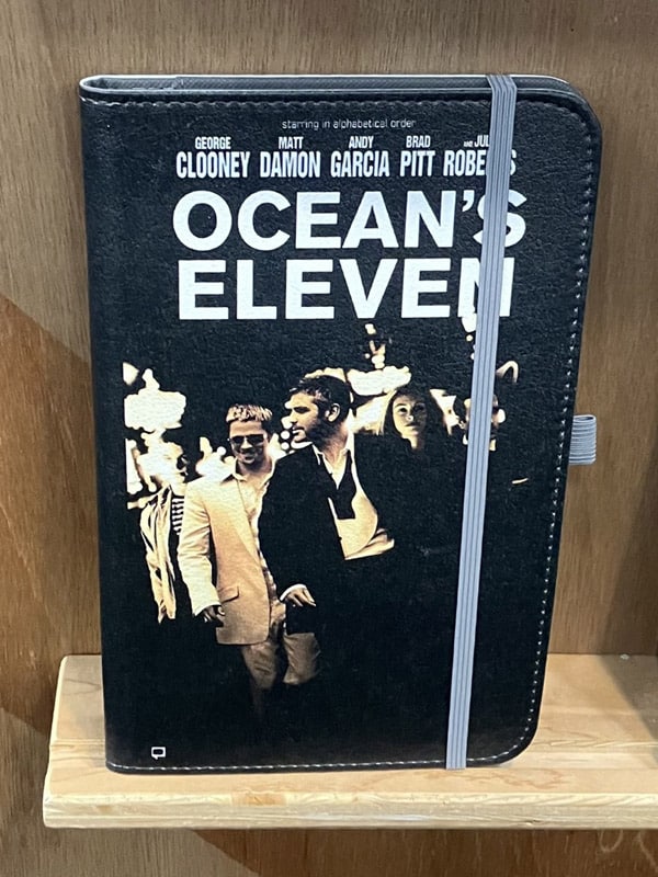 "Ocean's 11" Movie Poster Notebooks from Denik