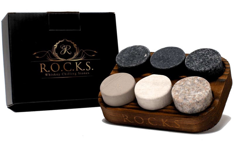ROCKS Whiskey Chilling Stones with gift box